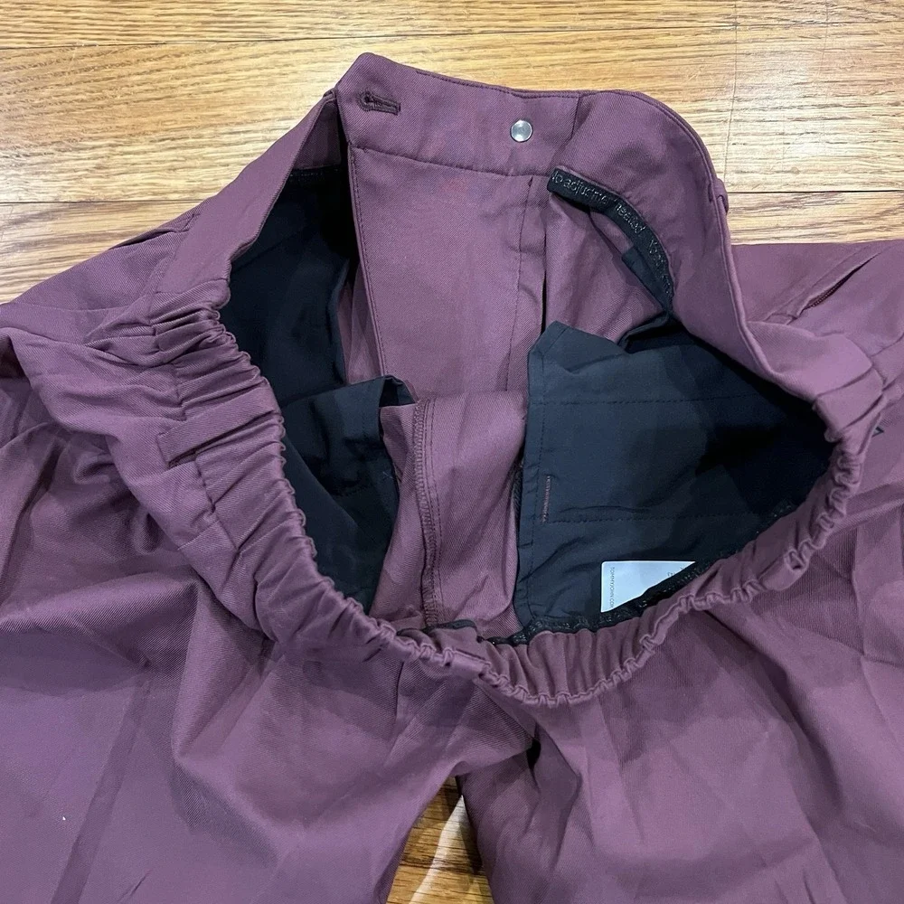 Tommy John The‎ Go Anywhere Collection Jogger Pants Mens 34/35 Burgundy